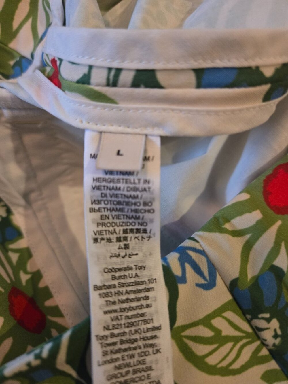 NWT Tory Burch Printed Ruffle Skort Ivory Pompom Daisy L - Picture 6 of 7